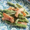 朝麻稔's cooksnap of when they made ハムとモロッコいんげんのマヨポン炒め♡.