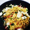 ネムーン's cooksnap of when they made チョッと贅沢な煮豚とキャベツの焼きそば。.