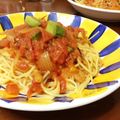 あすかえる's cooksnap of when they made 簡単ランチ☆エビアボカドのトマトパスタ.