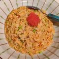 くろマメちゃん's cooksnap of when they made たらこと卵のパラパラチャーハンおかか風味.