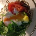 なか！！'s cooksnap of when they made 豆腐ディップで食べる日本そばサラダ仕立て.