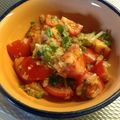 BellmanM's cooksnap of when they made トマトと青じそのサラダ.