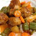 でこっちょ's cooksnap of when they made 肉だんごの甘酢あんかけ～冷食で人気の味！.