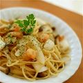 ルリナ's cooksnap of when they made 簡単シーフードきのこパスタ.