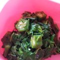 すぬーぴ's cooksnap of when they made モロヘイヤとオクラのお浸し.