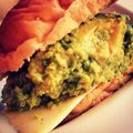 んゆんちゃん's cooksnap of when they made アボカドDIPとチーズのサンドイッチ.