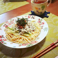 0211aYaka's cooksnap of when they made さっぱり☆梅ときゅうりの和風冷製パスタ.