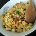 のりのり0102's cooksnap of when they made 簡単パラパラ♡長ネギ＆生姜たまご炒飯〜♫.