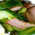 あいあん67's cooksnap of when they made ハムときゅうりの塩にんにく炒め.