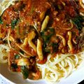はづたけ's cooksnap of when they made 簡単！しめじミートソース　パスタ.