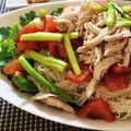 ﾌﾞｲｰﾝ's cooksnap of when they made さっぱり梅レタスそうめん＊.