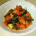 めでゅ's cooksnap of when they made ＊茄子とトマトの冷たいサラダ＊.