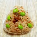 しじみごはん's cooksnap of when they made あさりの佃煮とえだまめ入り寿司飯おにぎり.