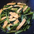 pukiぷき's cooksnap of when they made 塩麹で！小松菜と油揚げの簡単炒め！.