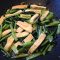 pukiぷき's cooksnap of when they made 塩麹で！小松菜と油揚げの簡単炒め！.