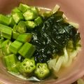 まいmama0322's cooksnap of when they made お昼にぴったり!!わかめうどん♥.