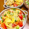 ぱくみな's cooksnap of when they made うまうま！トマトと卵の中華そうめん.