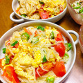 ぱくみな's cooksnap of when they made うまうま！トマトと卵の中華そうめん.