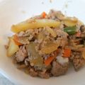にっこりともちゃん's cooksnap of when they made 五色野菜とひき肉の甘辛丼★.