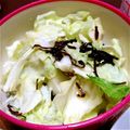 呑兵衛ぇまつ子's cooksnap of when they made キャベツの塩昆布和え！.