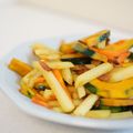 ななクレープ's cooksnap of when they made じゃがいも人参ベーコン炒め.