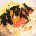あーちゃんが's cooksnap of when they made 明太サラダうどん.