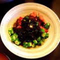 marumaro12's cooksnap of when they made おくらトマトdeもずく酢.