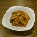 YOU★DA's cooksnap of when they made 豚肉とかぼちゃとアスパラのピリ辛中華炒め.