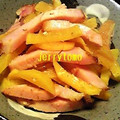 jerrytomo's cooksnap of when they made 魚肉ソーセージとたくあんのごま油炒め☆.