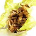 risco1225's cooksnap of when they made 白滝でかさ増し！ひき肉のレタス包み.