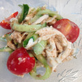 Shoママ♡'s cooksnap of when they made 鶏ささみとトマトの胡麻ドレッシング和え.