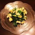 shirouta's cooksnap of when they made ほうれん草と卵のオイマヨサラダ.