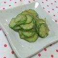 秘密のゆり's cooksnap of when they made シンプルに★キュウリだけの酢味噌あえ.