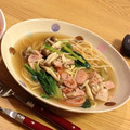 まい★☆★'s cooksnap of when they made 簡単！シメジ＆ベーコンの和風スープスパ.