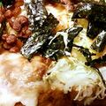りょうびん's cooksnap of when they made 栄養満点トースト◇◆キャべ納豆◆.