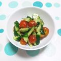 まっちー食堂's cooksnap of when they made トマトきゅうり昆布茶おかかごま塩和え★.