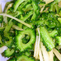 じじばばな私's cooksnap of when they made ゴーヤと新しょうがの酢の物.