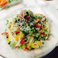 まりんごっこ's cooksnap of when they made ◇トマトとシラスの冷製パスタ◇.