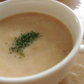 ふじぞー's cooksnap of when they made 桃の丸ごと冷製スープ.
