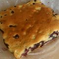 hatataka's cooksnap of when they made フレッシュブルーベリーたっぷりケーキ.