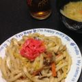しい☃'s cooksnap of when they made 豚肉とピーマンのオイスター味噌焼きうどん.