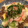 しんさちママ's cooksnap of when they made 簡単！絶品スタミナちらし寿司.