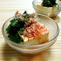 しじみごはん's cooksnap of when they made おつまみに☆モロヘイヤと鰹節の冷奴.