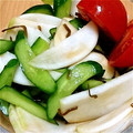 hijilas's cooksnap of when they made 箸休めに最適　簡単　カブときゅうり浅漬け.