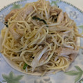 canaon's cooksnap of when they made ごま油と胡麻で☆ニラともやしの塩焼きそば.