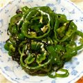 やんちゃんかおちゃん's cooksnap of when they made ピーマンの塩昆布和え.