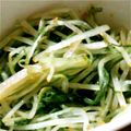 人魚姫87's cooksnap of when they made シンプルに♪水菜の生姜醤油和え☆.