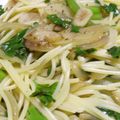 Rick_t's cooksnap of when they made つるむらさきのパスタ♪.