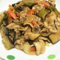 花音329's cooksnap of when they made ヨシダソースで作る茄子と豚バラの黒酢煮.