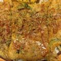kachidehi's cooksnap of when they made ゴーヤとじゃが芋のお好み焼き.